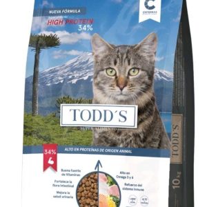TODDS GATO ADULTO 34% PROTEINA